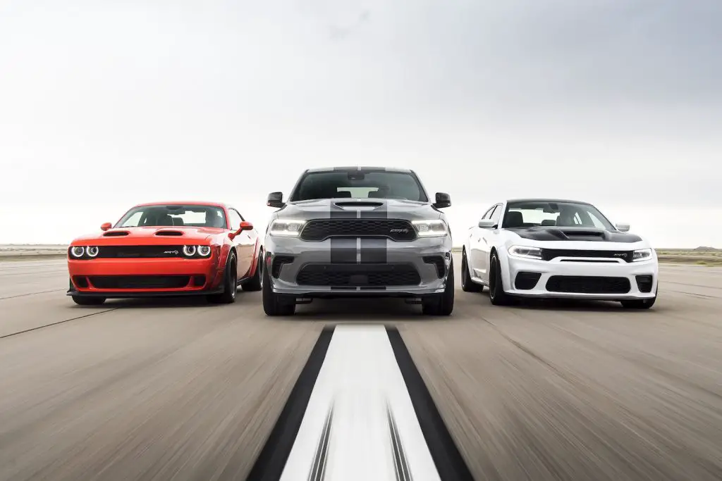 2021 Dodge Muscle Car Family Durango Hellcat Charger Redeye Challenger Super Stock