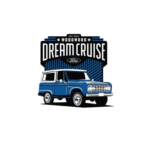 Woodward Dream Cruise Logo Ford Bronco