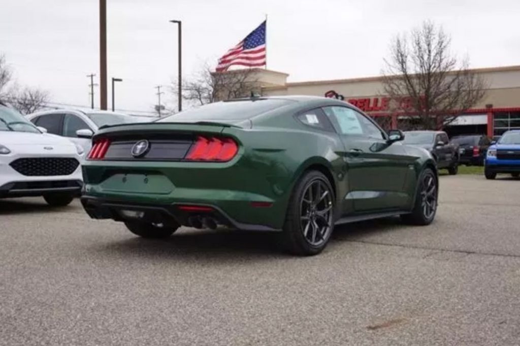 Ford Mustang With Eruption Green Exterior Color