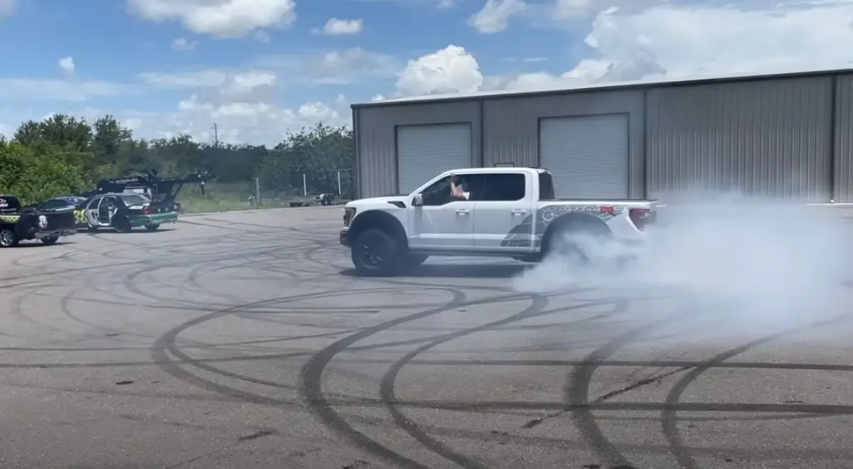 Cleetus Mcfarland Shows How To Drift The Ford F 150 Raptor R